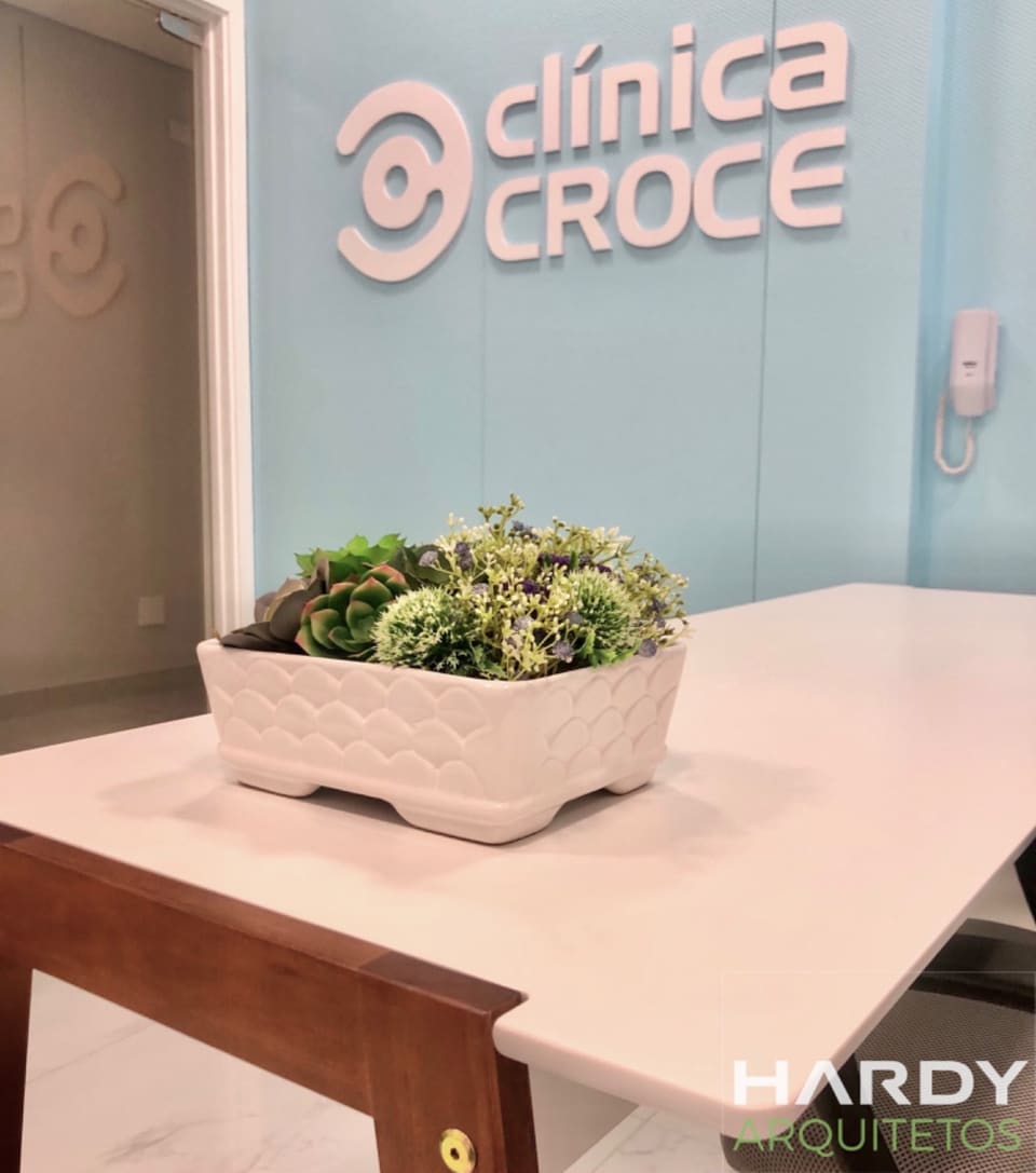 Clínica Croce com suculentas